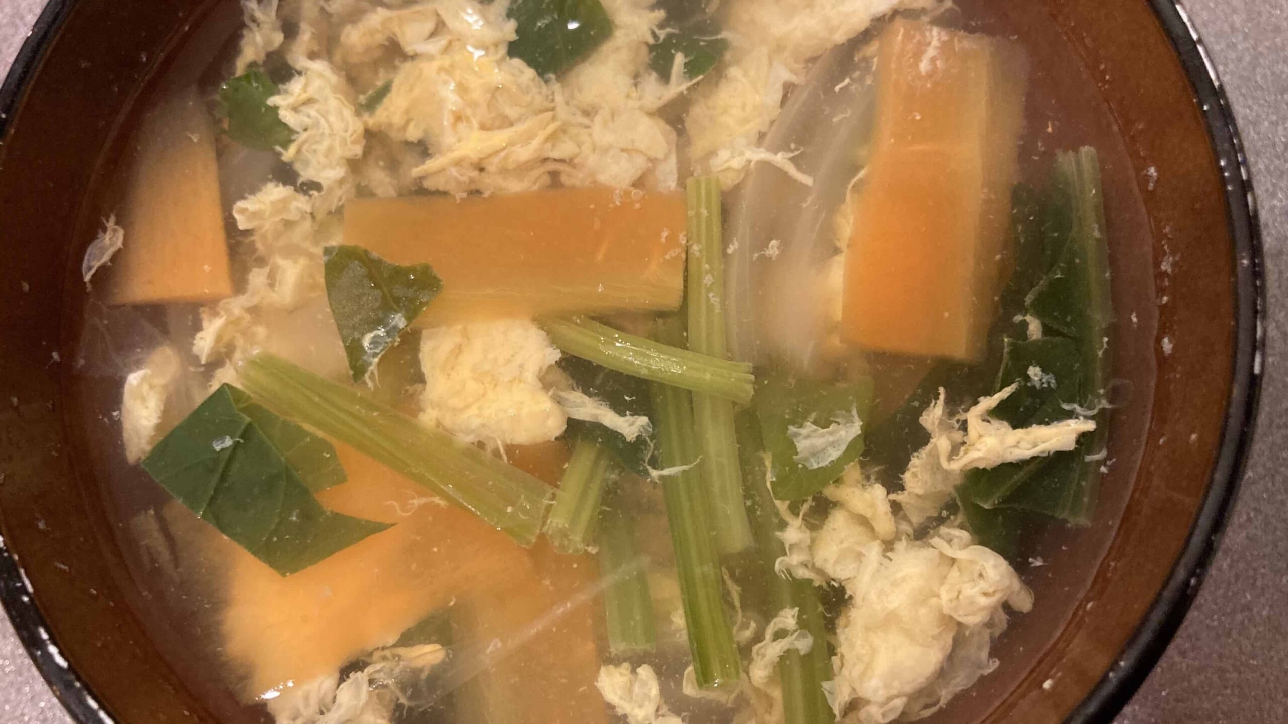 野菜ブイヨンを使った野菜スープ